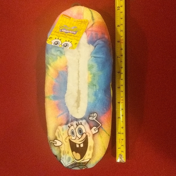 SpongeBob SquarePants Slipper Socks. S/M - Picture 5 of 6